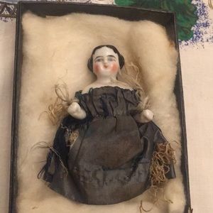 Antique doll. Frozen Charlotte